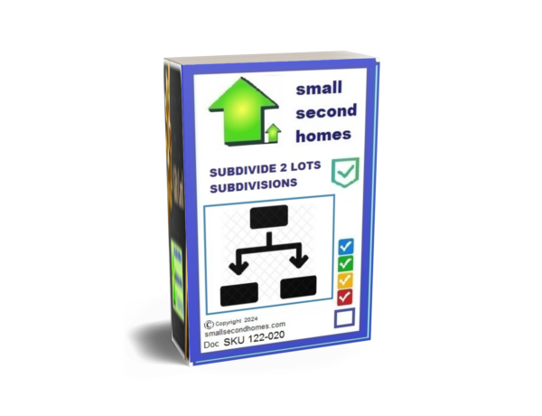 SUBDIVIDE 2 LOTS BASIC PLAN SSH